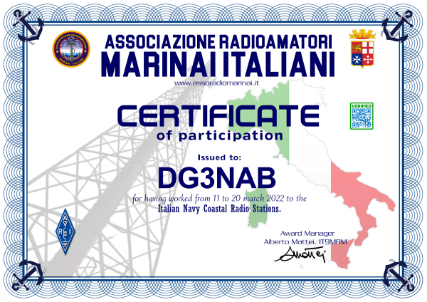 A.R.M.I ITALIAN NAVY COASTAL RADIO STATIONS 2022